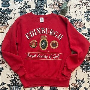 Vintage 90’s Edinburgh Royal Society of Golf Crewneck